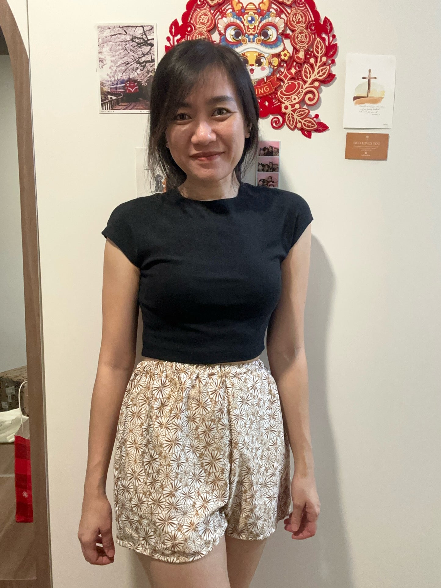 Tsubaki Batik Shorts